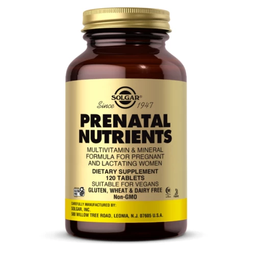 Solgar - Witaminy i minerały prenatalne - 120 tabletek